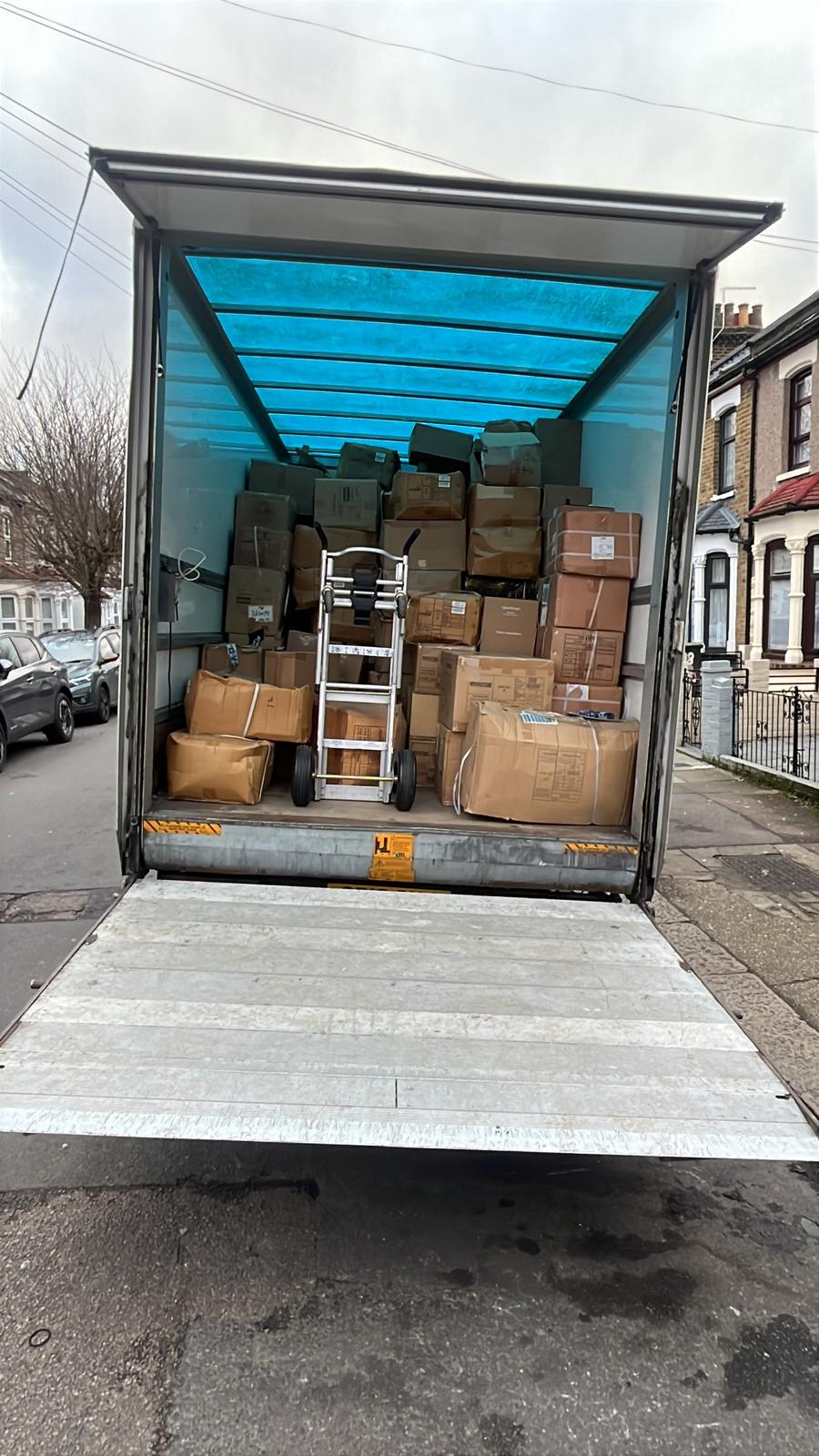 Metrik Moves Ltd removal van on a house move from Clapham Common to New Cross, London